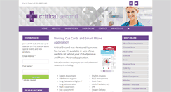 Desktop Screenshot of criticalsecond.com